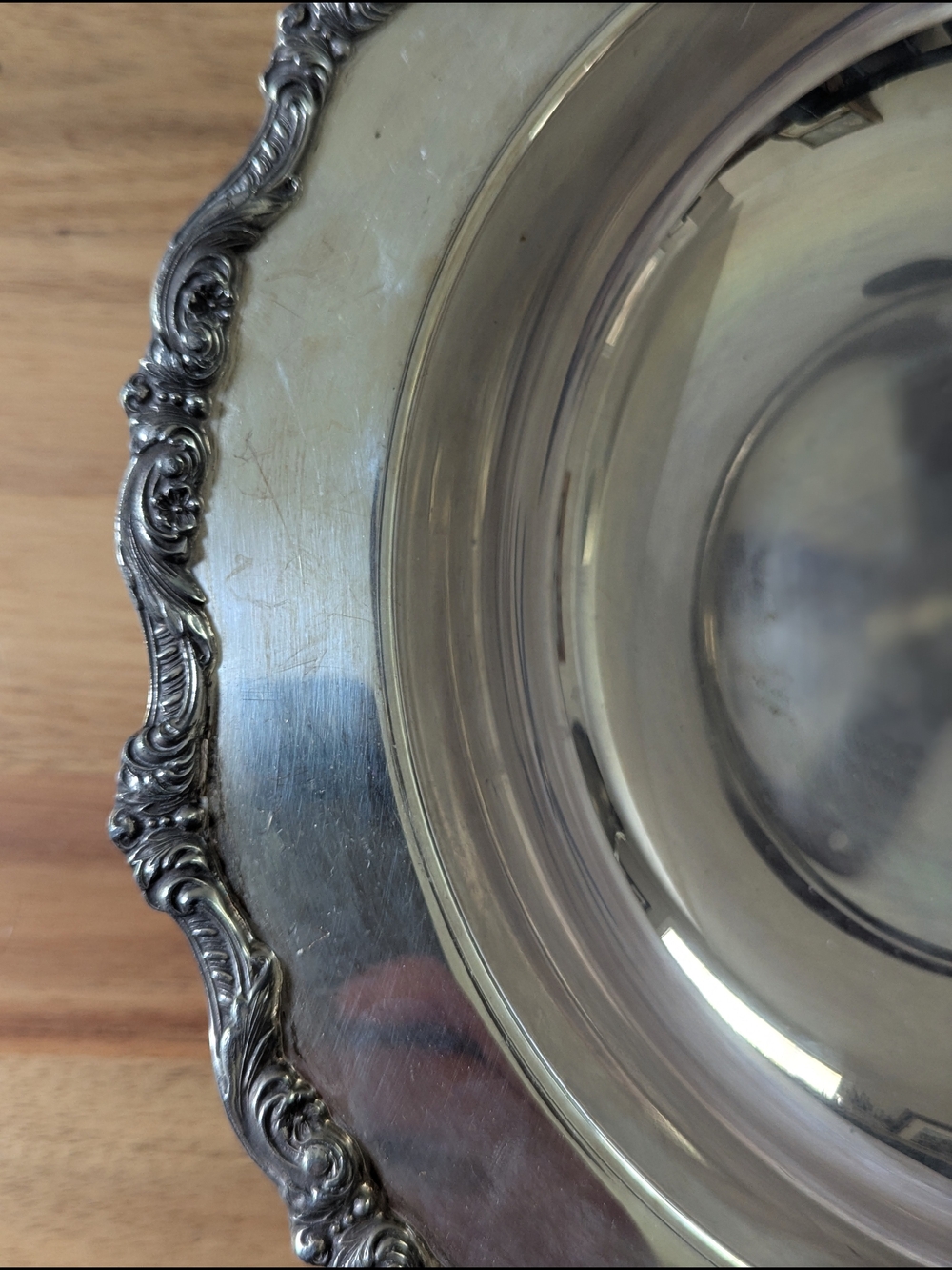 Poole Silver Footed Bowl & Sugared Faux Fruit Centerpiece Set - Picture 3 of 13